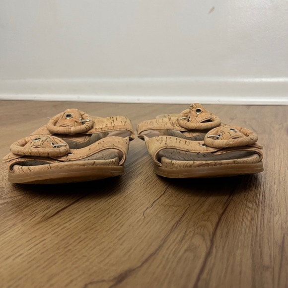 Kate Spade New York Rhodes Cork Double Buckle Slide Sandals Women's Size‎ 8 - Picture 5 of 10